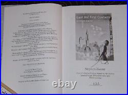 Last and First Contacts Stephen Baxter, Hbk, #126 of 150 Limited Ed SIGNED