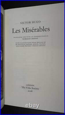 Les Miserables Limited Edition Bound in Leather, Very Good Condition Book, Victo