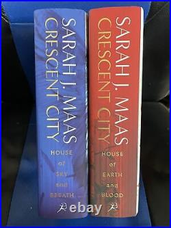 Limited Edition Sarah J Maas Crescent City Illumicrate 2 Book Set