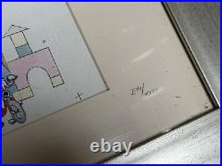 Limited edition'The Origins of Noddy, Enid Blyton Framed Limited Set 294/1000