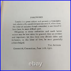 London by George Wharton Edwards SIGNED 1922 Limited Edition Local History Book