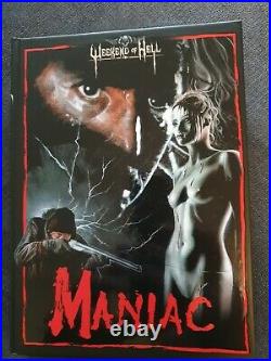 MANIAC 4K MEDIABOOK WoH Weekend of Hell Edition Neu! UHD DVD Limitierung 89/111