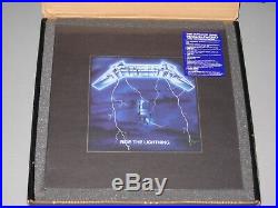 METALLICA Ride the Lightning Deluxe Box Set 4LP/6CD/DVD/Book New Sealed Vinyl