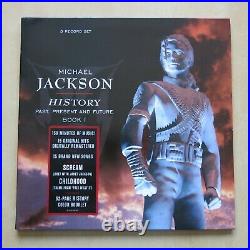 MICHAEL JACKSON History, Past, Present and Future 3 x LP in gatefold with book