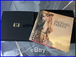 MICHAEL PARKES Deluxe Book Edition Ex Libris Stone Lithograph with COA