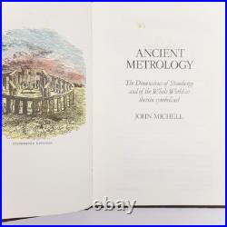 MICHELL Ancient Metrology. 1981. SIGNED Limited Edition Earth Mysteries Movement