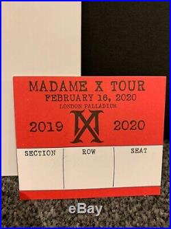 Madonna Madame X Tour Vip Ltd Edition Book Sealed. Last London Show