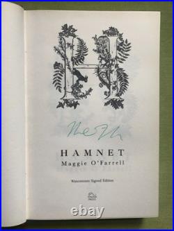 Maggie O'Farrell Hamnet (1st/1st Waterstones UK 2020 hb w dw SIGNED)