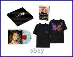 Mariah Carey #MC30 BOX SET Limited Edition Colored Vinyl Memoir Book & T-Shirt