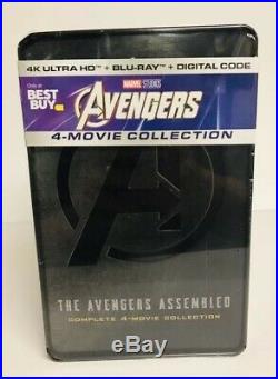 Marvel Avengers 4 Movie Collection Steel book 4K Ultra HD Blu Ray Sealed