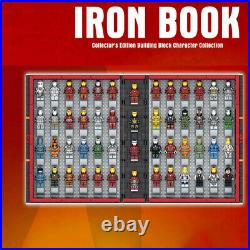 Marvel Avengers Iron Man Minifigure Collection Book Model Building Block Sets US