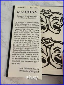 Masques V Signed Ltd #262/500 Gauntlet 1st Ed Horror Anthology Barker