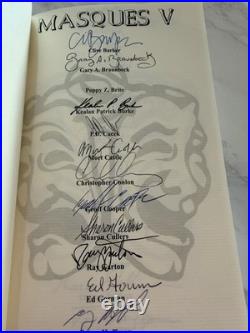 Masques V Signed Ltd #262/500 Gauntlet 1st Ed Horror Anthology Barker