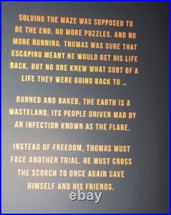 Maze Runner book II Signed Limited Edition Hardcover Collectible Sci-Fi Book
