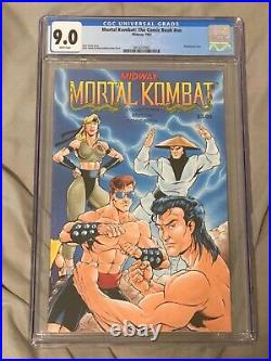 Midway Mortal Kombat Collectors Edition Comic Book #1 1992 CGC 9.0 Limited