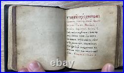 Miniature handwritten book 2. RUSSIAN BOOK