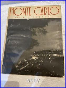 Monte Carlo Visions Photographique Par W. Venneman 1936 Self Published Rare Book