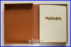 Moshe Dayan MASADA Limited Edition Book with 16 Lithographs by Raymond Moretti