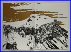 Moshe Dayan MASADA Limited Edition Book with 16 Lithographs by Raymond Moretti