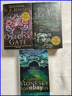 N. K. Jemisin THE BROKEN EARTH TRILOGY Numbered, Signed, 3 Book HB Set As New