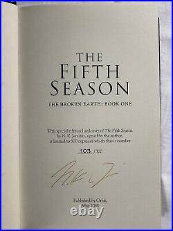 N. K. Jemisin THE BROKEN EARTH TRILOGY Numbered, Signed, 3 Book HB Set As New