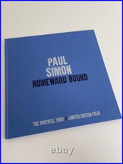 NEW RARE Paul Simon Homeward Bound Farewell Tour Limited Edition Folio HC Book