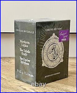 NEW SEALED SIGNED Philip Pullman His Dark Materials Limited Edition Box Set