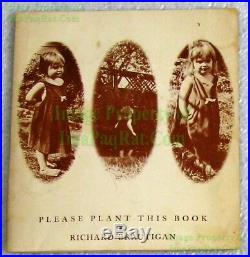 NITF Richard Brautigan Please Plant This Book 8 Seed Packs