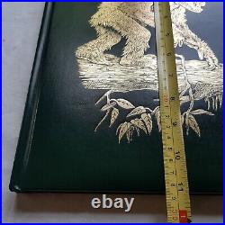 National Geographic Great Apes Monkey book leather bound Deluxe Ed Goodall 1993