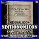 The Necronomicon - Original John Dee Translation - Occult Grimoire Manuscript - Rare UK Edition