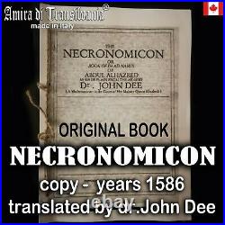 Necronomicon original book john dee occult dark rare grimoire dead evil satanic
