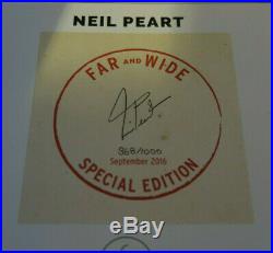 Neil Peart Signed Far and Wide limited edition book 868/1000