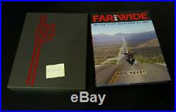 Neil Peart Signed Far and Wide limited edition book 868/1000