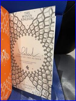 New Hand Signed Tahereh Mafi This Woven Kingdom Illumicrate Exclusive Edition