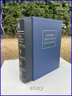 New Oxford Thesaurus of English 2nd Edition Hardcover Limited Edition 1462nd