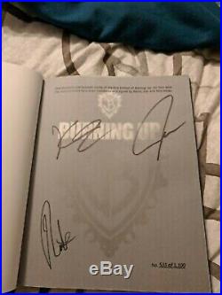 New SIGNED JONAS BROTHERS BURNING UP BOOK LIMITED EDITION Joe Nick Kevin 1/1