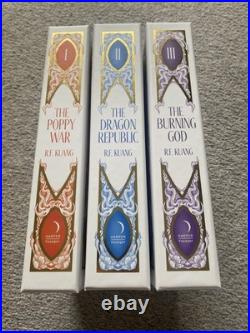 New The Poppy War R F Kuang Signed Illumicrate Exclusive Edition 3 Book Set