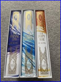 New The Poppy War R F Kuang Signed Illumicrate Exclusive Edition 3 Book Set