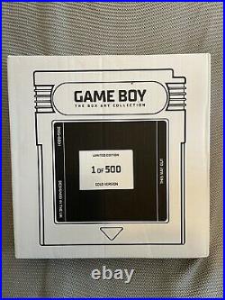 Nintendo Game Boy The Box Art Collection Gold Limited Edition Book SEALED / NEW
