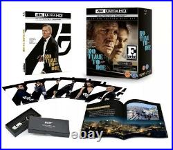 No Time To Die (4K Ultra HD Blu Ray First Edition Gift Set) Key Ring Cards Book