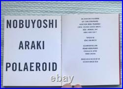 Nobuyoshi Araki Photo Book POLAEROID polaroid Rare Limited Edition