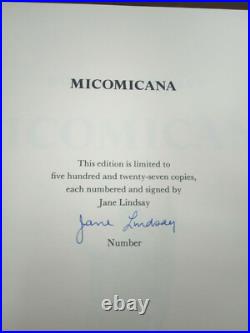 Norman Lindsay Micomicana Ltd Edition Signed Hand-Bound Calf Leather Boxed Folio