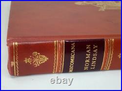 Norman Lindsay Micomicana Ltd Edition Signed Hand-Bound Calf Leather Boxed Folio