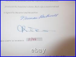 Norman Rockwell, Signed, Limited Edition, Artist and Illustrator Picture Book Norman Rockwell, Signed, Limited Edition, Artist and Illustrator Picture Book
