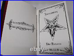 Numbered Limited Leather Edition Necronomicon Liber Mortuorum Book of the Dead B