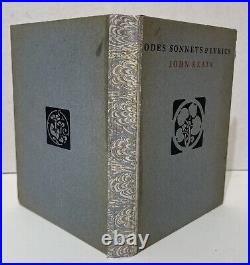 ODES SONNETS & LYRICSOF By JOHN KEATS Limited Edition To 450 Copies 1924 HC