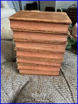 Oeuvres de Moliere, Nouvelle Edition. Set of 7 Small Leather-Bound Books 1784