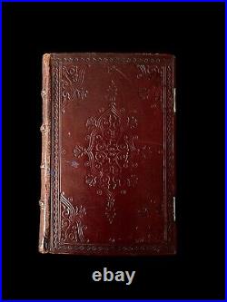 Office Of The Blessed Virgin Mary Illuminated Book Fine Binding 19th Century