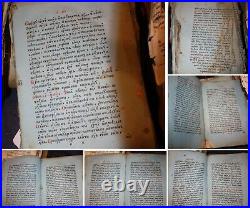 Old church book Antique Church Book. Old Books for restoration / decoration /N14