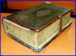 Old church book. Unique book. Prologue. 1662 year. 17th century. Antique book